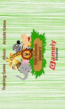 Wild Animals Memory Free游戲截圖1