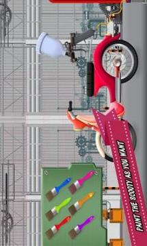 Scooter Motobike Maker Factory: Repair Game游戲截圖5