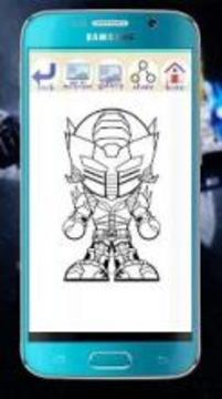 Super Kamen Coloring Book游戲截圖1