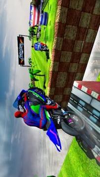 Superhero Color Bike Line Rider Highway Stunts游戲截圖4