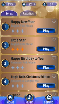 the magic Gold Piano Tiles 2018游戲截圖5