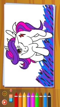 Coloring My Pony - MLP Coloring book游戲截圖3