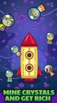 Moonstone Mining Game Clicker: Stones Mine at Moon游戲截圖4