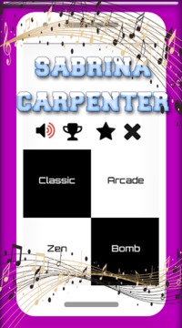 sabrina carpenter piano tiles游戲截圖1