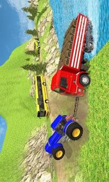 Tractor Towing Car Simulator Games游戲截圖2