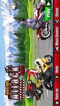 Heavy Bike Attack Race :Crazy Moto Stunt Rider游戲截圖5