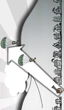 Doodle Parachute Attack游戲截圖1