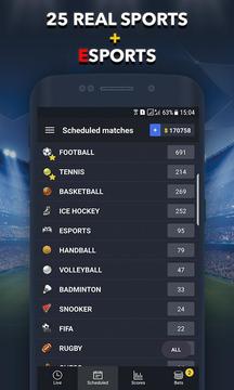 BETUP - Sports Betting Game & Live Scores游戲截圖1