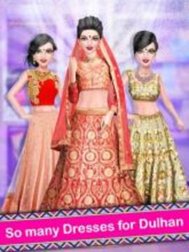 Indian Wedding And Indian Royal Bride Makeovergame游戲截圖3