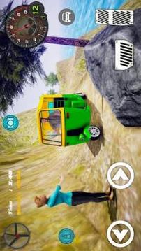 Hill Climb Tuk Tuk Taxi Driver游戲截圖3