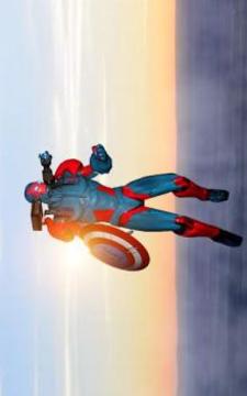 Superhero Flying Captain Robot Theft Auto游戲截圖1
