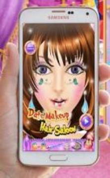 Date Makeup Dressup Hair Saloon Game For Girl游戲截圖5