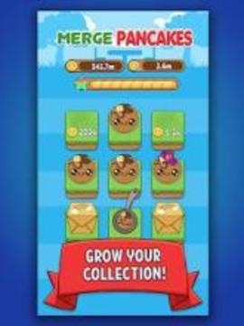 Merge Pancake - Kawaii Idle Evolution Clicker Game游戲截圖4