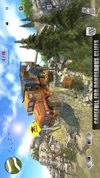 Offroad Trucker Hill Drive: Muddy Driving Sim 2018游戲截圖1