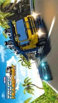 Offroad Police Truck Transport: Car Transportation游戲截圖5