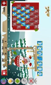 Christmas Hangman Deluxe游戲截圖1