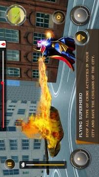 Flying Superhero - Mission City Rescue游戲截圖2