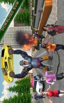 City Smasher Angry Gorilla Simulator: Rampage Game游戲截圖5