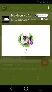 Droidcon NL 2014 Treasure Hunt游戲截圖2