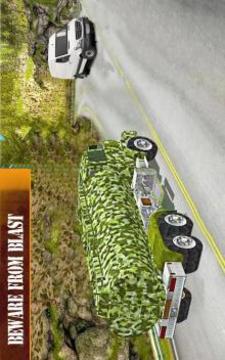 Army Oil Tanker Off-road Truck Game游戲截圖1
