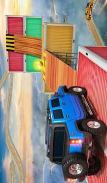 Offroad Jeep Prado Driving - Car Stunt游戲截圖3