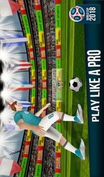 FreeKick World Football Cup 2018 - Top Soccer Game游戲截圖1