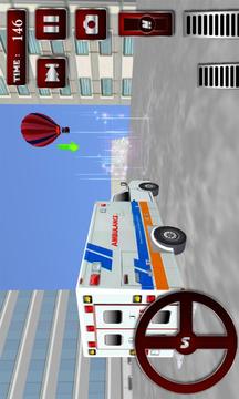 救護車屋頂賽車3D游戲截圖5
