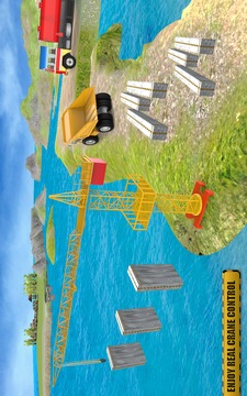River Bridge Construction: Heavy Machinery游戲截圖1