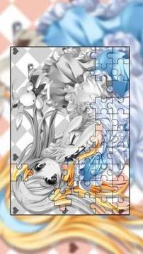 Alice in wonderland games free jigsaw puzzle游戲截圖3
