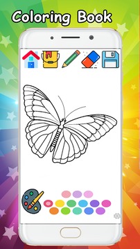 Butterfly Coloring Book - coloring Butterfly pages游戲截圖2