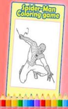 spider-man Coloring book游戏截图4