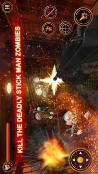 Stickman Zombie Counter Shooter: Last Man Survival游戲截圖2