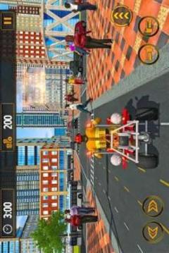 FireFighter ATV Bike: Helicopter Rescue 2018游戲截圖5