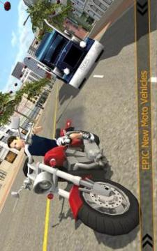 Furious City Moto Bike Racer游戲截圖4