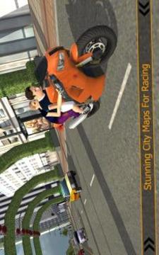 Furious City Moto Bike Racer游戲截圖3