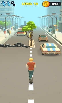 滑板車(chē)障礙賽游戲截圖3