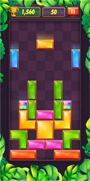 宝石砖块消除游戏截图1