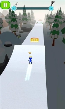 滑雪趣味赛3D游戏截图1