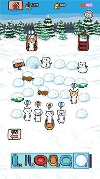 動物滑雪場游戲截圖3