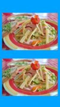 找到5個差異 - 美味的食物圖片300級游戲截圖3