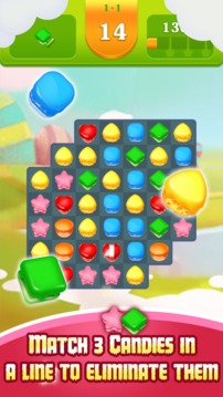 Candy Paradise Match 3游戲截圖1