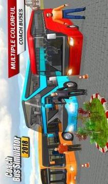 Coach Bus 2018: City Bus Driving Simulator Game游戲截圖1