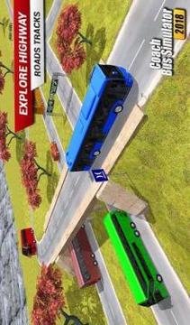 Coach Bus 2018: City Bus Driving Simulator Game游戲截圖3