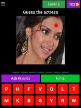 Bollywood Actors Actress Quiz游戲截圖4