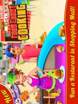 Food Court Cooking - Fast Food Mall Fever游戲截圖2