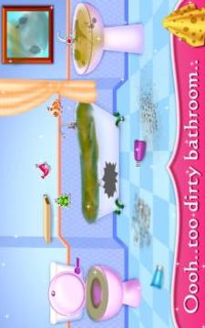 My Baby Doll House - Tea Party & Cleaning Game游戲截圖3