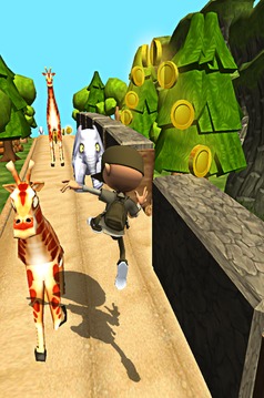 Subway Safari Runner - Fun 3D Endless Surf Run游戲截圖4