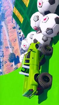 Superheroes Monster Stunt Race游戲截圖4