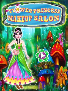 Flower Girl - Princess Makeup Salon Games游戲截圖5
