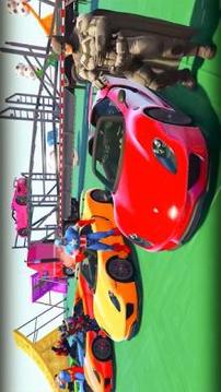 Superhero Car Racing: Car Stunt Racing 2018游戲截圖5